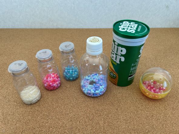 手作り楽器
親子で楽しむ
親子で作る
